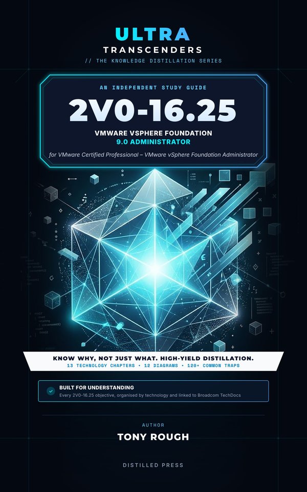 Cover of Ultra Transcenders 2V0-16.25: VMware vSphere Foundation 9.0 Administrator