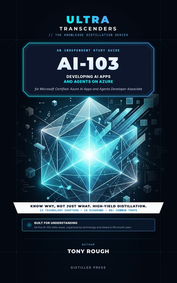 Cover of Ultra Transcenders AI-103: Developing AI Apps and Agents on Azure