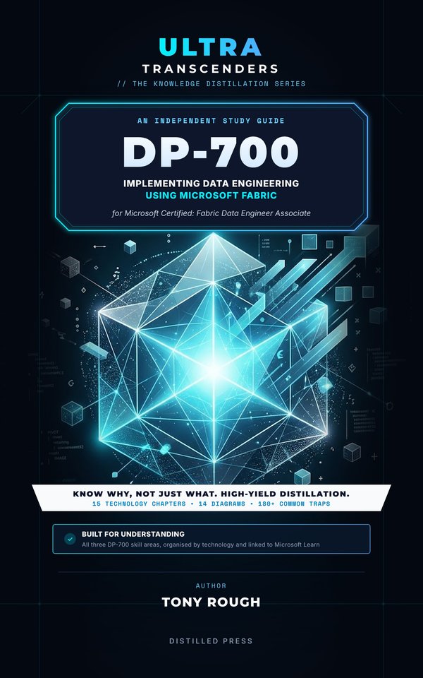 Cover of Ultra Transcenders DP-700: Implementing Data Engineering Solutions Using Microsoft Fabric